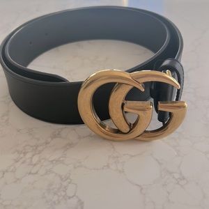 Gucci double 'G' belt